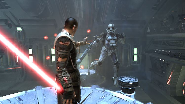 Screenshot des Spiels "Star Wars: The Force Unleashed".