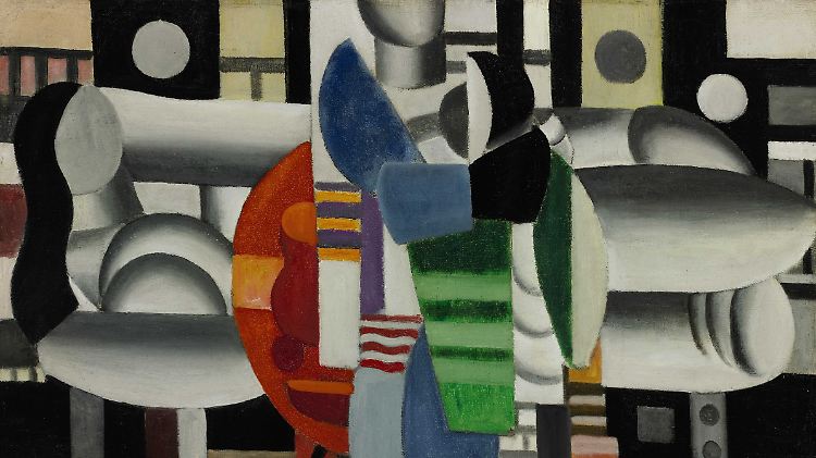 Viele Millionen Dollar wert: "Trois femmes à la table rouge" von  Fernand Léger.