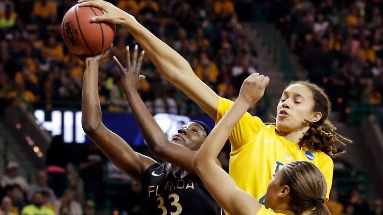 Brittney Griner zählt zu den überragenden Spielerinnen im College-Basketball.