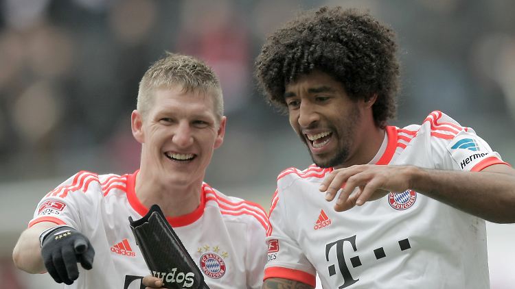 Meister: Bastian Schweinsteiger und Dante.