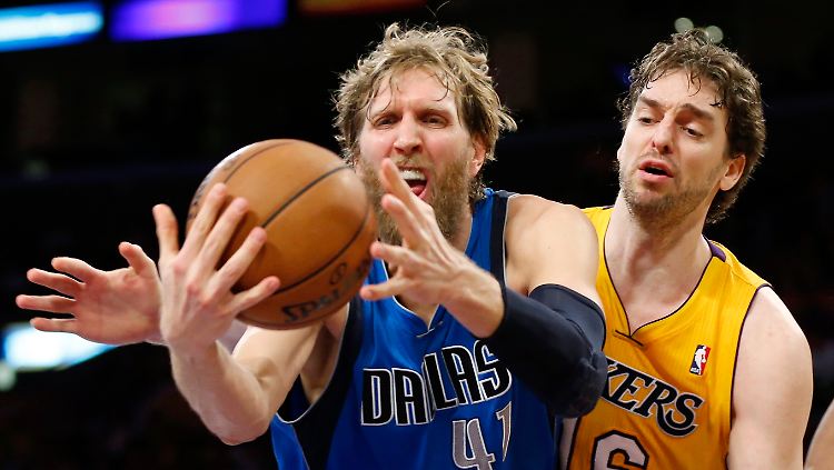 Dirk Nowitzki wurde wegen Problemen am linken Knöchel im letzten Viertel nicht mehr eingesetzt. 
