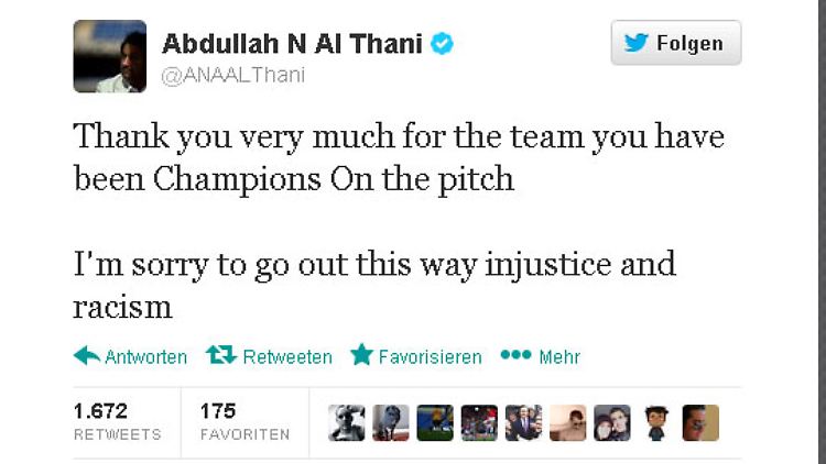 Malaga-Boss Al-Thani wittert eine Verschwörung.