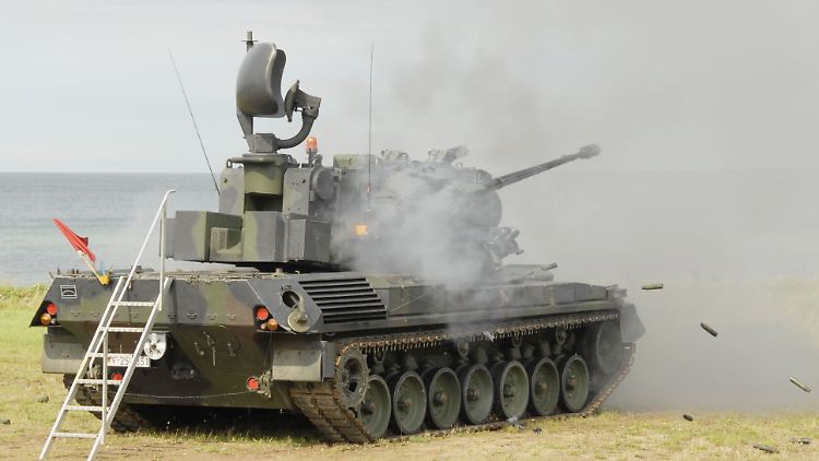 Gepard-Flugabwehrpanzer der Bundeswehr (Archivbild).