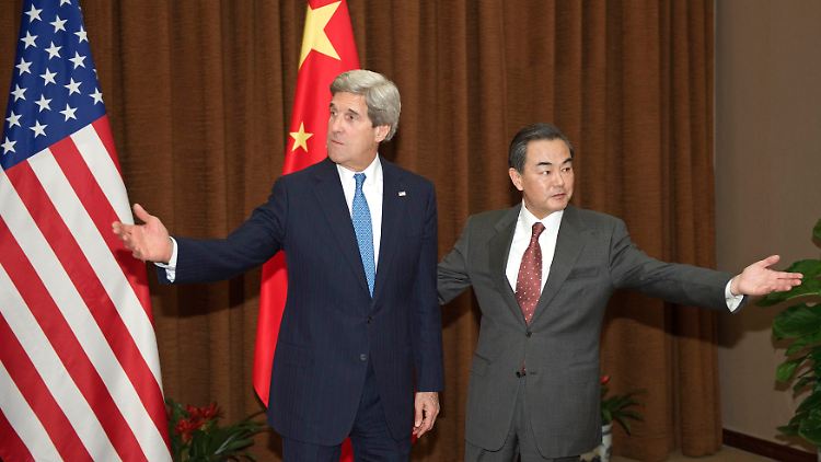 Quo vadis, Nordkorea? US-Außenminister John Kerry und sein chinesischer Kollege Wang Yi sind sich noch uneins.