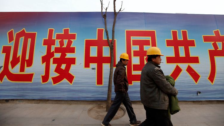 Chinas Regierung peilt für 2013 ein BIP-Plus von 7,5 Prozent an.