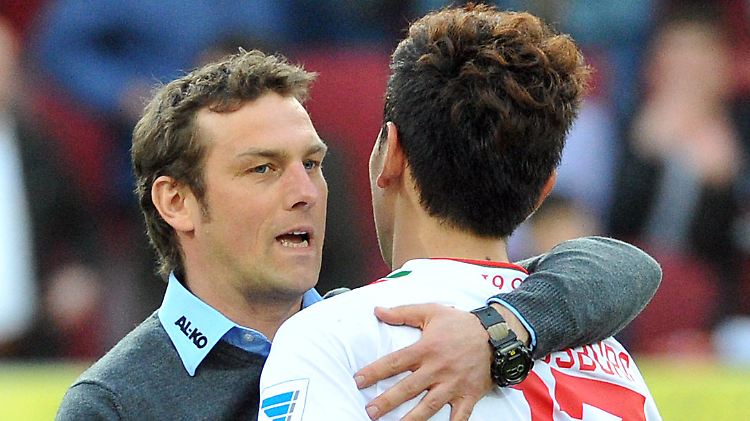 "Ich möchte gerne in Augsburg bleiben": Dong-Wong Ji und Trainer Markus Weinzierl.