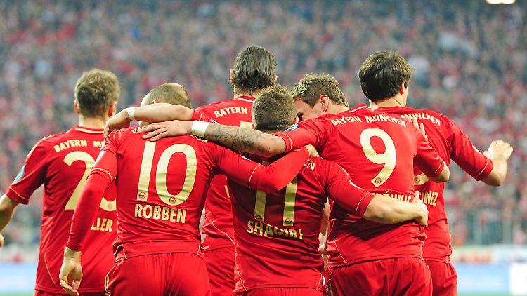 In allen Mannschaftsteilen überragend: der FC Bayern 2013.