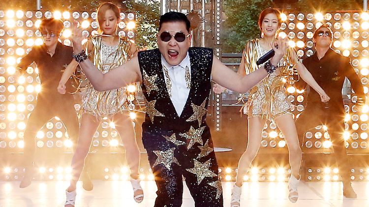 Schrei vor Glück: Rapper Psy bricht im Netz alle Rekorde.