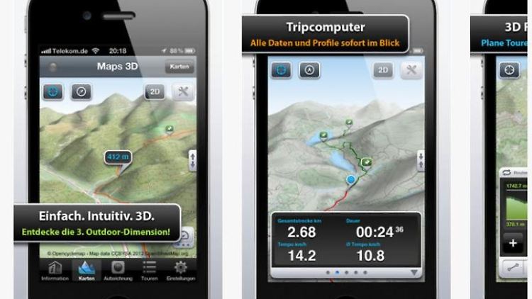 Apple versucht mit seinem Kartendienst an den Branchen-Primus Google Maps heranzukommen. Foto: iTunes/Apple