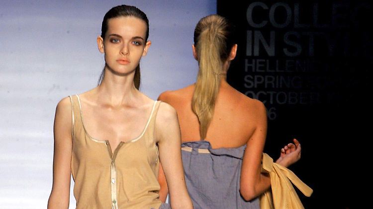 Viele Models scheinen dem Magerwahn verfallen. 