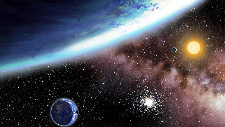 Die neu entdeckten Planeten Kepler-62e und Kepler-62f: Hier könnte sich Leben entwickelt haben.