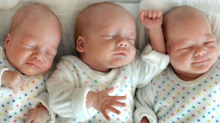 Etwa 1 Million Kinder wurden 2012 in Deutschland geboren.