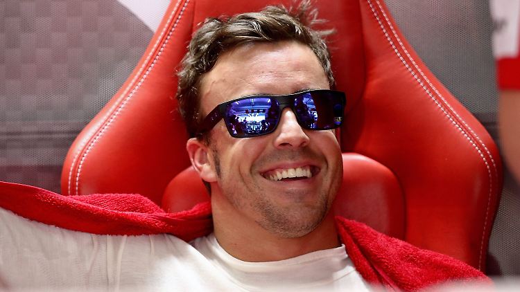 Fix unterwegs: Fernando Alonso.
