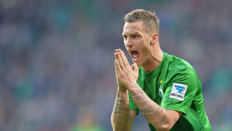 Kein Tor, war Abseits: Werders Marko Arnautovic.