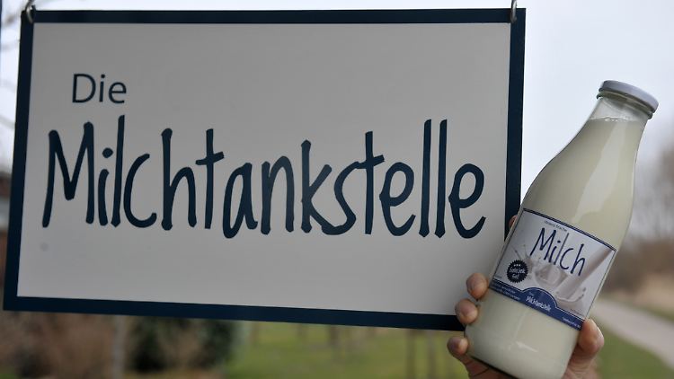 Die Milchtankstellen sollen frische Milch direkt vom Bauern an den Kunden bringen.