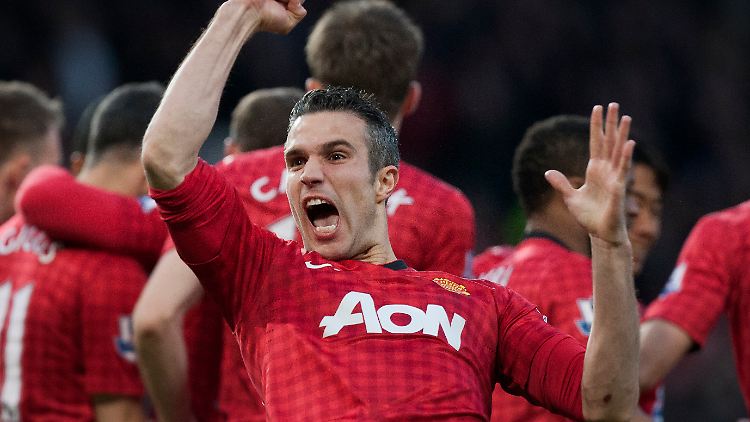 Auf Platz eins der Torschützenliste: Robin van Persie.