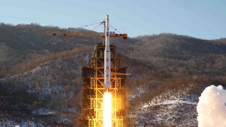 Dieses Bild hatte Nordkorea nach dem Test verbreitet und schon damals behauptet, der Test sei erfolgreich verlaufen.