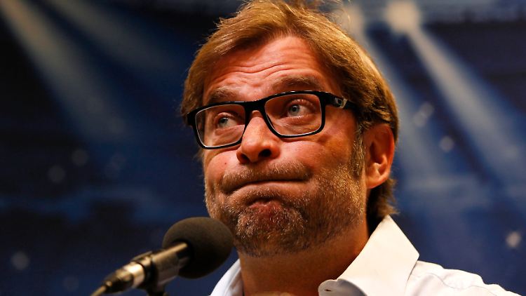 Zerknirscht, enttäuscht, sauer? Jürgen Klopp äußerte sich vor dem Champions-League-Halbfinalspiels gegen Real Madrid zu dem Wechsel von Mario Götze.