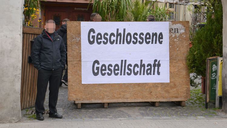 Am Sonntag beging die NPD in dieser zweifellos gemütlichen Gaststätte in Weinheim ihren Bundesparteitag.