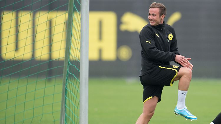 Auf dem Sprung: Mario Götze.