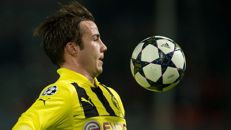 Noch spielt er in Dortmund. Und heute Abend gegen Real Madrid: Mario Götze.