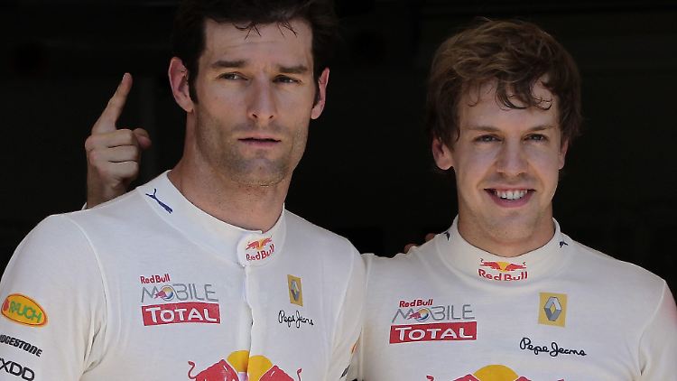 Freunde fürs Leben? Mark Webber und  Sebastian Vettel.