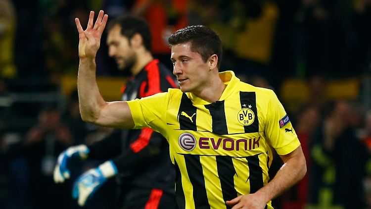 Vier gewinnt: Robert Lewandowski.