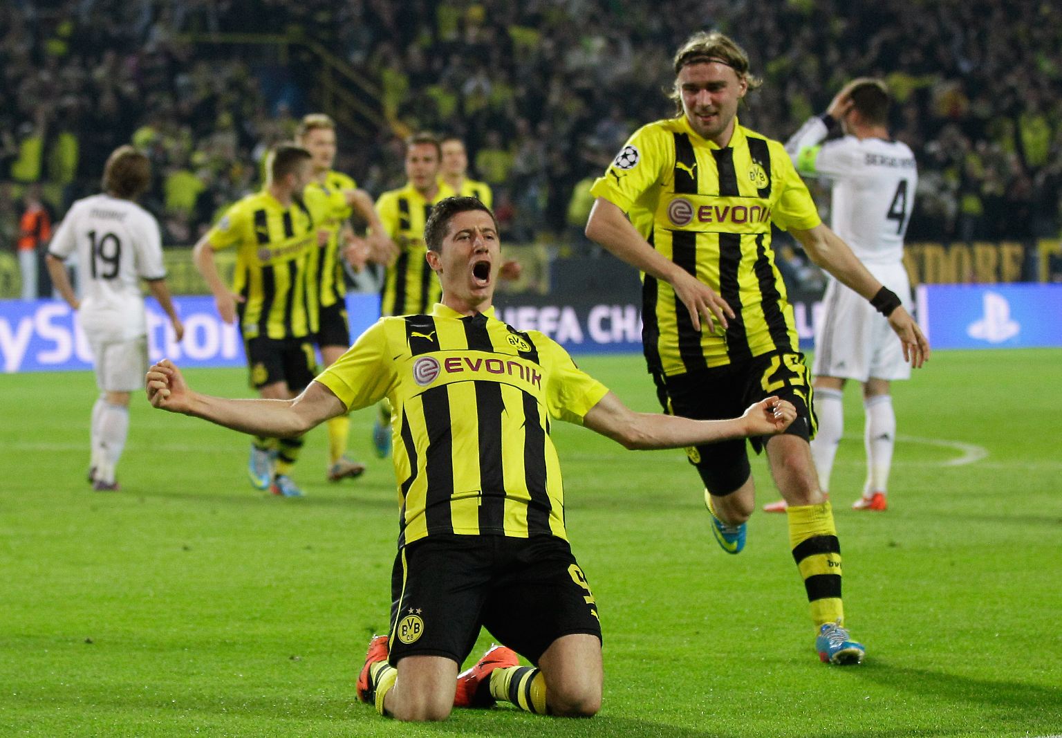 Vier Tore gegen Real Madrid in der Champions League - das schaffte vor Robert Lewandowski noch keiner.