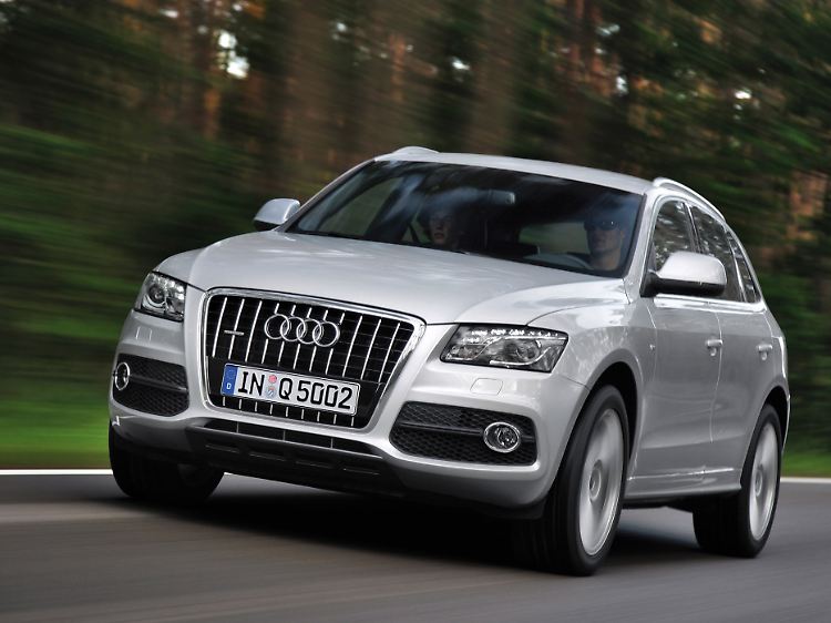 Der Audi Q5 erringt den Sieg in der Mittelklasse. (hier: Modell vor dem Facelift im Jahr 2012)