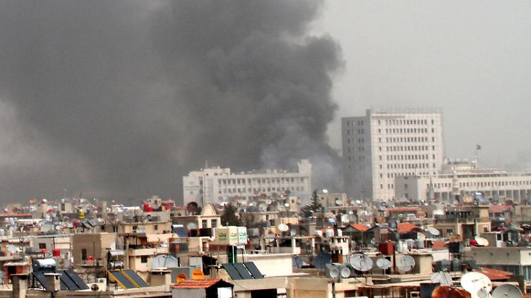 Explosion in Damaskus (Archivbild).