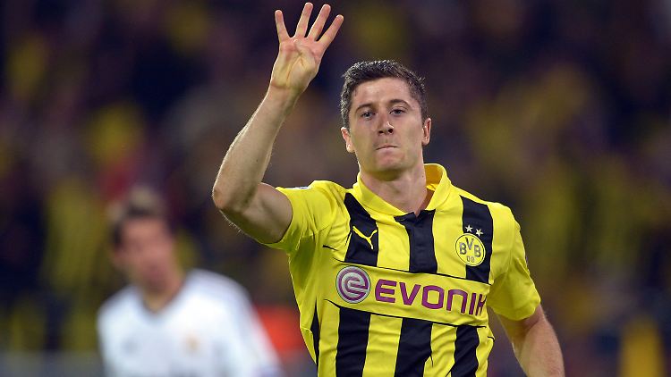 Vier Tore schoss Robert Lewandowski gegen Real Madrid.
