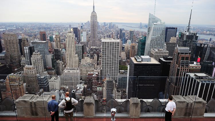 Blick auf Manhattan: Die US-Wirtschaft ist im ersten Quartal stärker gewachsen.