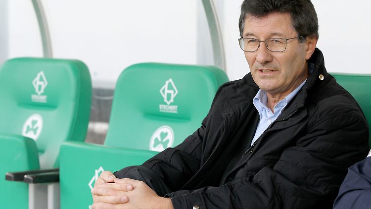 Der Stammplatz von Präsident Helmut Hack blieb beim entscheidenden Spiel leer.