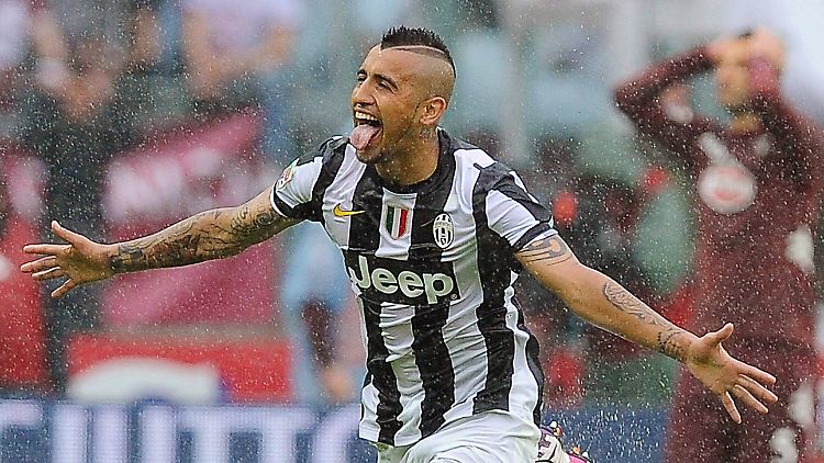 Machte das erste Tor: Arturo Vidal, hier mit an Michael Jordan erinnernder Zungentechnik.