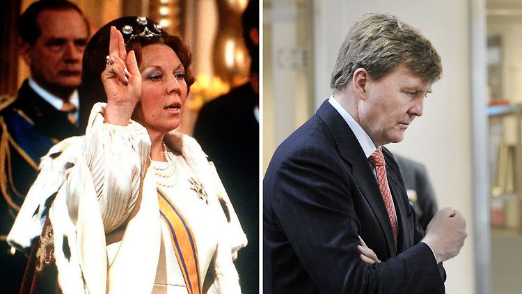 Moderner Wechsel auf dem Thron: Beatrix geht, Sohn Willem-Alexander kommt.