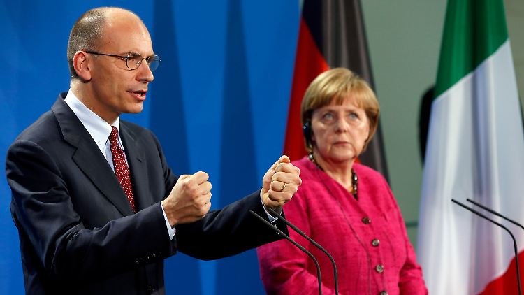 Enrico Letta im Kanzleramt.