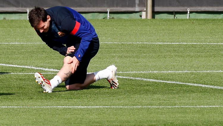 Barcelonas Topstar Lionel Messi kommt bestenfalls als Joker zum Einsatz.