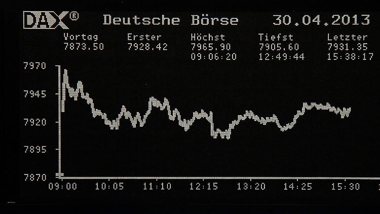 Gut gelaunt, aber nervös: So beendete der Dax den April.