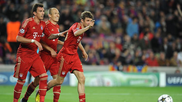 Weiter, immer weiter: Mario Mandzukic, Arjen Robben und Thomas Müller haben mit dem FC Bayern noch viel vor.