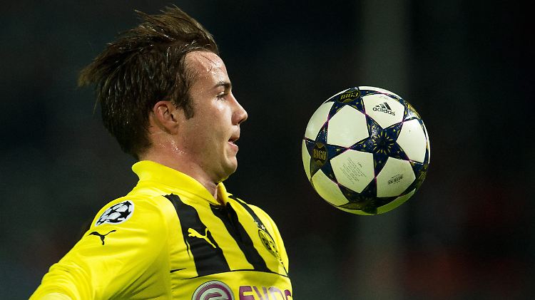 Wembley im Blick: Mario Götze.