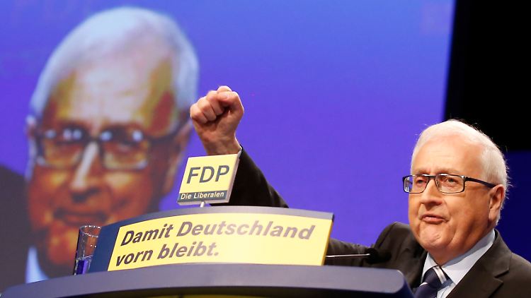 Schenkelklopfer wie am Fließband: Langatmig sind Reden von FDP-Spitzenkandidat Brüderle selten.