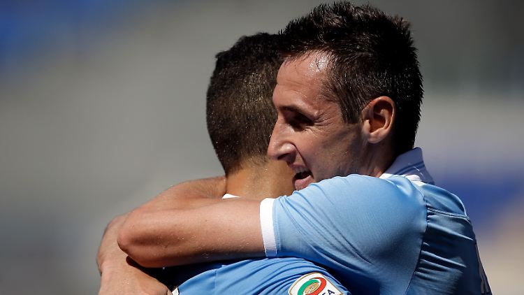 "Ich widme ihn Lazio und meiner Familie": Miroslav Klose.