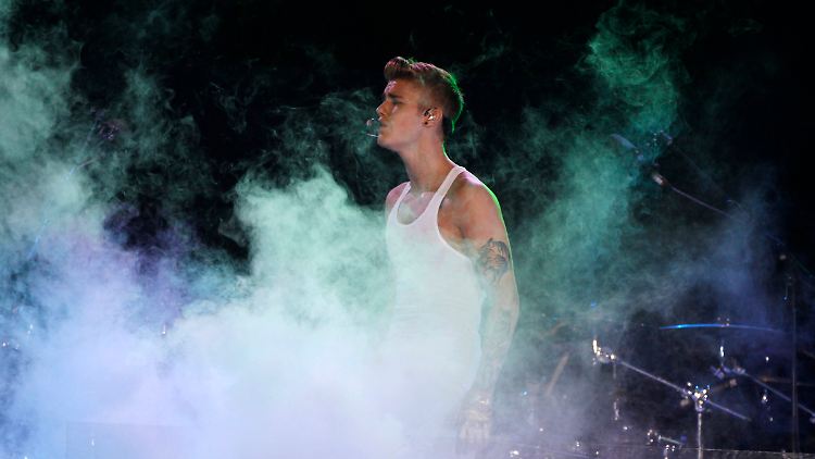 Bieber blieb offenbar cool.