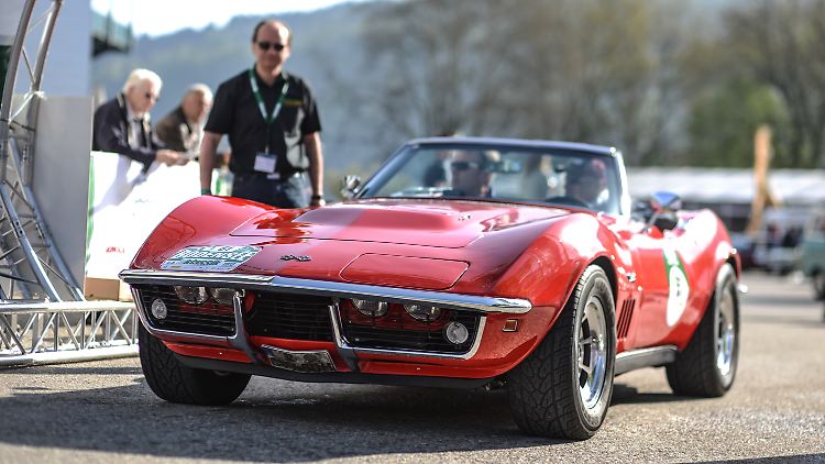 Eine anderes Highlight der Rallye: Chevrolet Corvette Sting Ray 427 (1968)