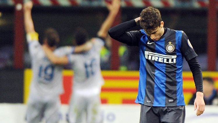 Das Jubeln der Anderen: Gleich sechsmal verlor Inter in den vergangenen acht Ligaspielen und verspielte damit wahrscheinlich das internationale Geschäft.