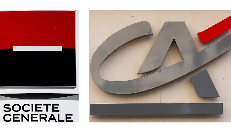 Der Jahresstart verläuft bei der SocGen und bei Credit Agricole unterschiedlich gut.
