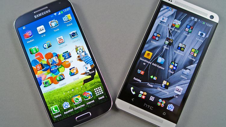 Bei Stiftung Warentest schnitt das Galaxy S4 besser als das HTC One ab.
