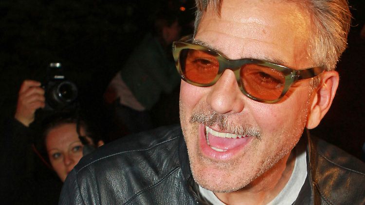 Clooney weilt aufgrund von Dreharbeiten für seinen Weltkriegsfilm "The Monuments Men" im Harz.