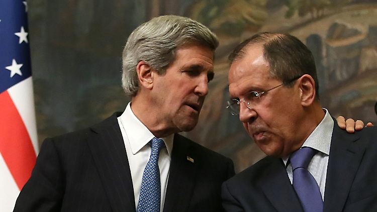 Außenminister unter sich: John Kerry und Sergej Lawrow.