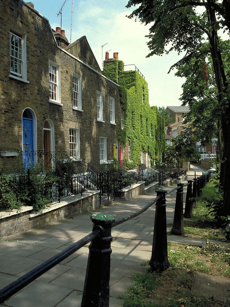 Im Stadtteil Hampstead haben auch viele Schauspieler und Sänger ihre Londoner Adresse.